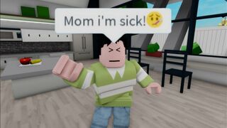 When you fake sick to skip school???? (Roblox Meme)