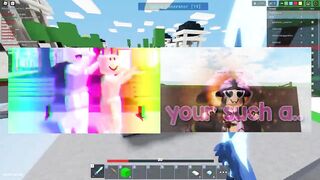 @Pink Bunny WENT TOO FAR! *LuvMelon/LuvlyParker Roblox DRAMA*