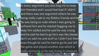 @Pink Bunny WENT TOO FAR! *LuvMelon/LuvlyParker Roblox DRAMA*