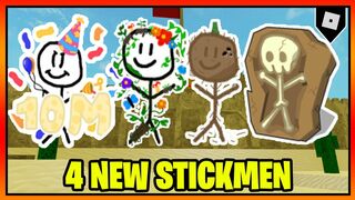 How to get the 4 NEW STICKMEN in Find the Stickmen || Roblox