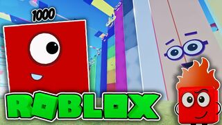 NUMBERBLOCKS ADVENTURE MORPHING AS NUMBERBLOCKS 1000 | ROBLOX