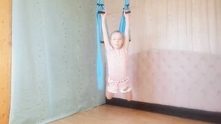 Aero yoga, stretching. Eleonora 4к