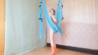 Aero yoga, stretching. Eleonora 4к