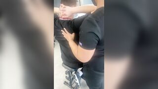 CHAIR MASSAGE STRETCHING IN 4K