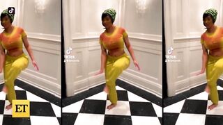 Cardi B TROLLS HERSELF With 'Shake It' TikTok Dance
