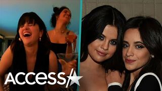 Selena Gomez & Camila Cabello Drink Martinis In Girls Night TikTok