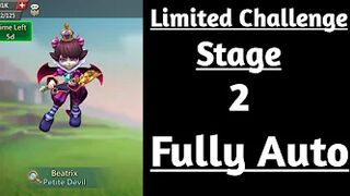 Lords Mobile limited challenge trick vs trick stage 2 fully auto|Petite devil challenge stage 2 auto