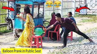 Balloon Prank in Public Seat Compilation ????|| Best of Update Prank (Part 1)