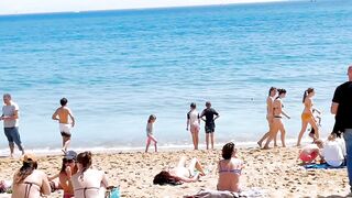 Barcelona beach walk 2022/beach Barceloneta