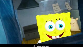 Bob esponja batalha pela fenda do bikini Cena final