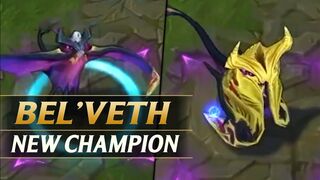 BEL'VETH NEW CHAMPION LEAKED MODEL & ABILITIES - League of Legends