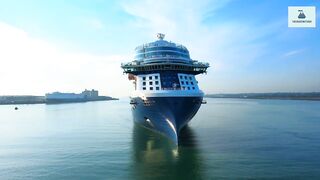 BRAND NEW CELEBRITY BEYOND ARRIVES AT THE PORT OF SOUTHAMPTON FOR HER MAIDEN VOYAGE