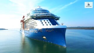 BRAND NEW CELEBRITY BEYOND ARRIVES AT THE PORT OF SOUTHAMPTON FOR HER MAIDEN VOYAGE