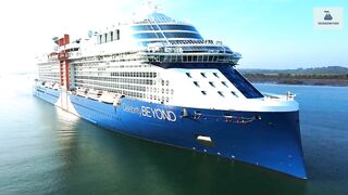 BRAND NEW CELEBRITY BEYOND ARRIVES AT THE PORT OF SOUTHAMPTON FOR HER MAIDEN VOYAGE