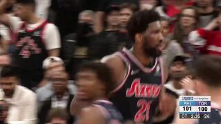 Joel Embiid Game Winner OT Revenge vs Raptors Game 3! 2022 NBA Playoffs Raptors vs 76ers