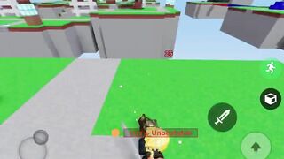 outplaying a wannabe hacker in roblox bedwars