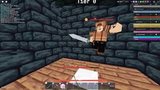 Dominating server to server using yuzi kit in roblox bedwars