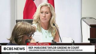 Marjorie Taylor Greene testifies in court challenge to reelection bid