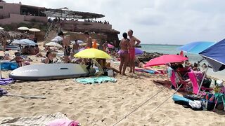 IBIZA Beach Spain Summer - BEACH Cala Comte WALK HD Best Beach of Ibiza