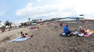 Beach Walk Tours - Spain  APRIL 2022 : Canary Island Santa Cruz de Tenerife 4K