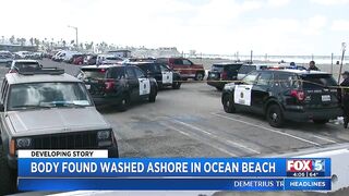 Body Found Washed Ashore In Ocean Beach