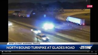 Deadly crash closes Florida's Turnpike in Boca Raton, Delray Beach