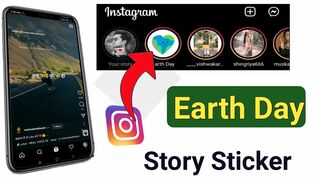 Earth Day Story ???? Sticker in Instagram | Instagram Story Sticker New Earth day ????