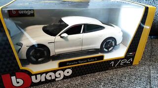 1/24 2020 Porsche Taycan Turbo S Model Review By Burago