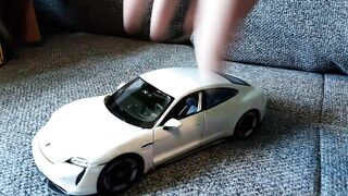 1/24 2020 Porsche Taycan Turbo S Model Review By Burago