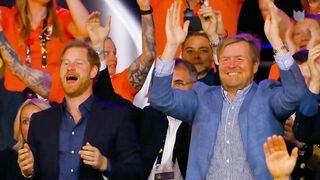 Koning Willem-Alexander ontmoet prins Harry bij Invictus Games