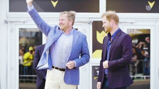 Koning Willem-Alexander ontmoet prins Harry bij Invictus Games