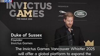 Prince Harry reveals the Invictus Game 2025 will be hosted in Canada