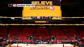 Start of Game 3 between Heat and Hawks delayed | NBA Countdown