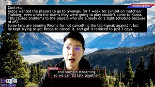 Coach Kkoma in Tears Over Kespa/Asian Games Situation (Translated)