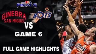 GINEBRA CHAMPION NA! GINEBRA VS MERALCO GAME 6 FULL GAME HIGHLIGHTS