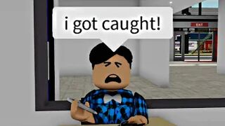 When you cheat on a test (meme) ROBLOX