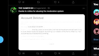 The Biggest Roblox Scammer WAS BANNED FOREVER!.. (The Gamer Kh)