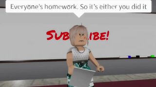 When you forgot to do your assignment | Brookhaven????Meme (Roblox)