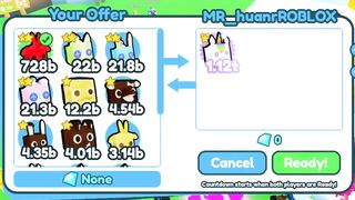 What will people Trade for a RAINBOW EASTER BUNNY in Pet Simulator X ?