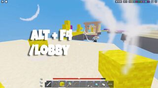 Fastest "alt+f4" ever in roblox bedwars