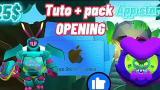 Tuto - Comment mettre une carte App store & Itunes sur Brawl Stars ( + Pack Opening ) ????