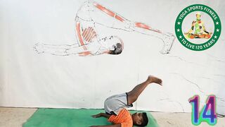 #60 Second Fitness Challenge #Halasana Swings #Basic Level  #l AM FIT #Yoga Sports Fitness.