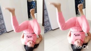 Yoga Art Stretching ,Flexibility  full body Stretch with Philippines Girl Workout   @MBCsan vlogs