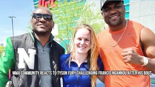 Francis Ngannou ACCEPTS Tyson Fury's challenge, and puts pressure on Dana White and UFC! REACTIONS