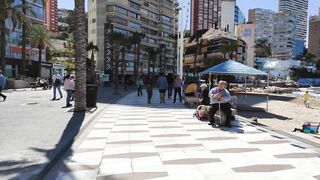 BENIDORM ???????? LEVANTE BEACH - BUS CITY TOUR 24 APRIL 2022 SPAIN 4K