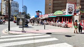 BENIDORM ???????? LEVANTE BEACH - BUS CITY TOUR 24 APRIL 2022 SPAIN 4K