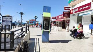 BENIDORM ???????? LEVANTE BEACH - BUS CITY TOUR 24 APRIL 2022 SPAIN 4K