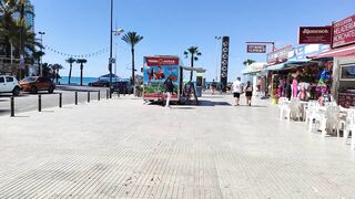 BENIDORM ???????? LEVANTE BEACH - BUS CITY TOUR 24 APRIL 2022 SPAIN 4K