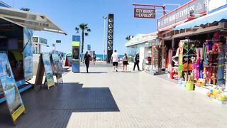 BENIDORM ???????? LEVANTE BEACH - BUS CITY TOUR 24 APRIL 2022 SPAIN 4K