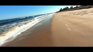 One-Shot Cinematic Beach FPV (4K)